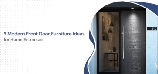 9 Modern Front Door Furniture Ideas For Home Entrances