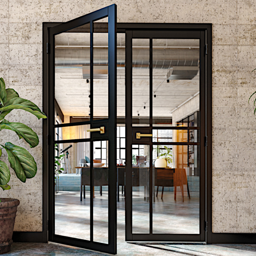 Industrial Style Double Doors – Page 5 – Emerald Doors