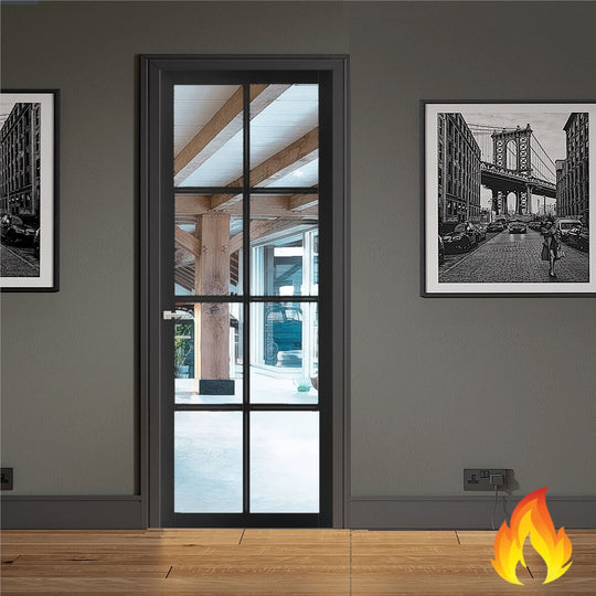 Industrial Style Extra Slim 8L Fire Door