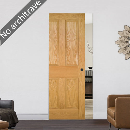 Kingston Oak Flush Pocket Door Set