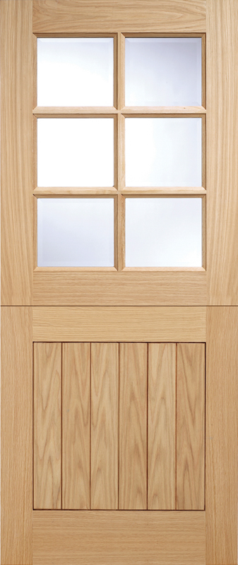 Oak Cottage Stable Door 6 Light Door