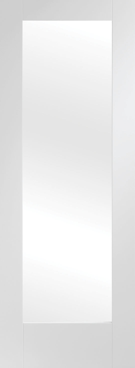 Pattern 10 Custom Colour Clear Glazed Fire Door
