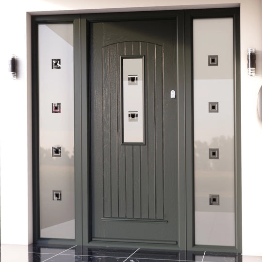 Quartz Grey Albany Custom Made External Door