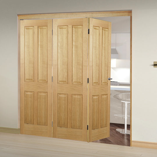 Elegance Oak Regency Bifolding Doorset