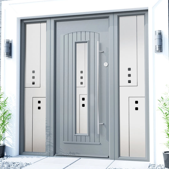 Silver Grey Seville Custom Made External Door