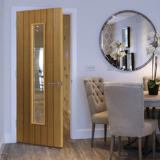 Cherwell Oak Internal Glazed Door