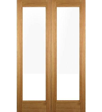 Pattern 20 Oak External French Doors