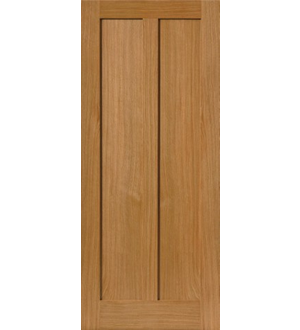 Oak Eiger 2 Panel Fire Door