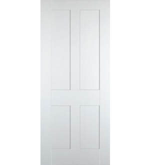 Bristol White 4 Panel Fire Door