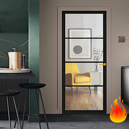 Industrial Style Extra Slim 4L Fire Door