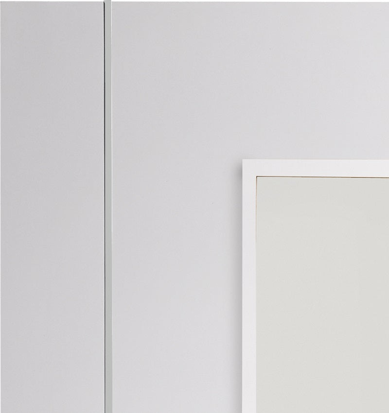Forli White Door with Clear Glass