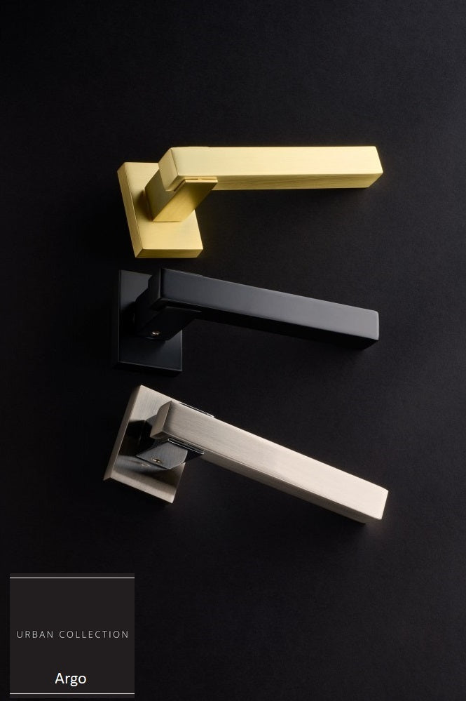 Black 5 Panel Industrial Style Door Pair