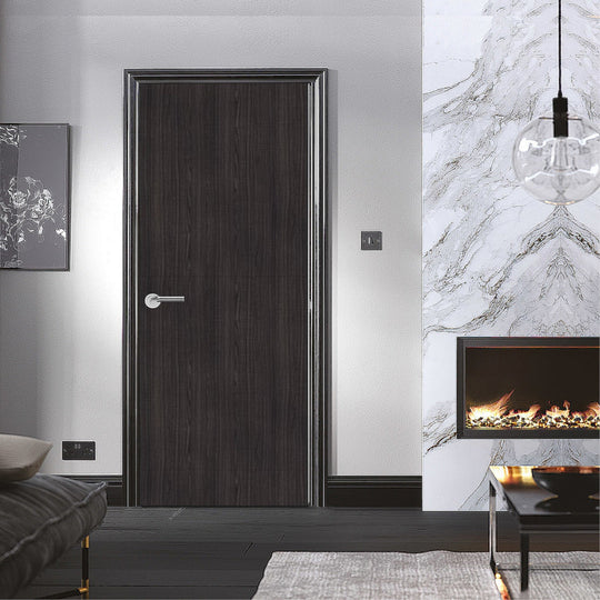 Ash Dark Grey Flush Internal Door