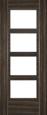 Calgary Abachi Unglazed Fire Door