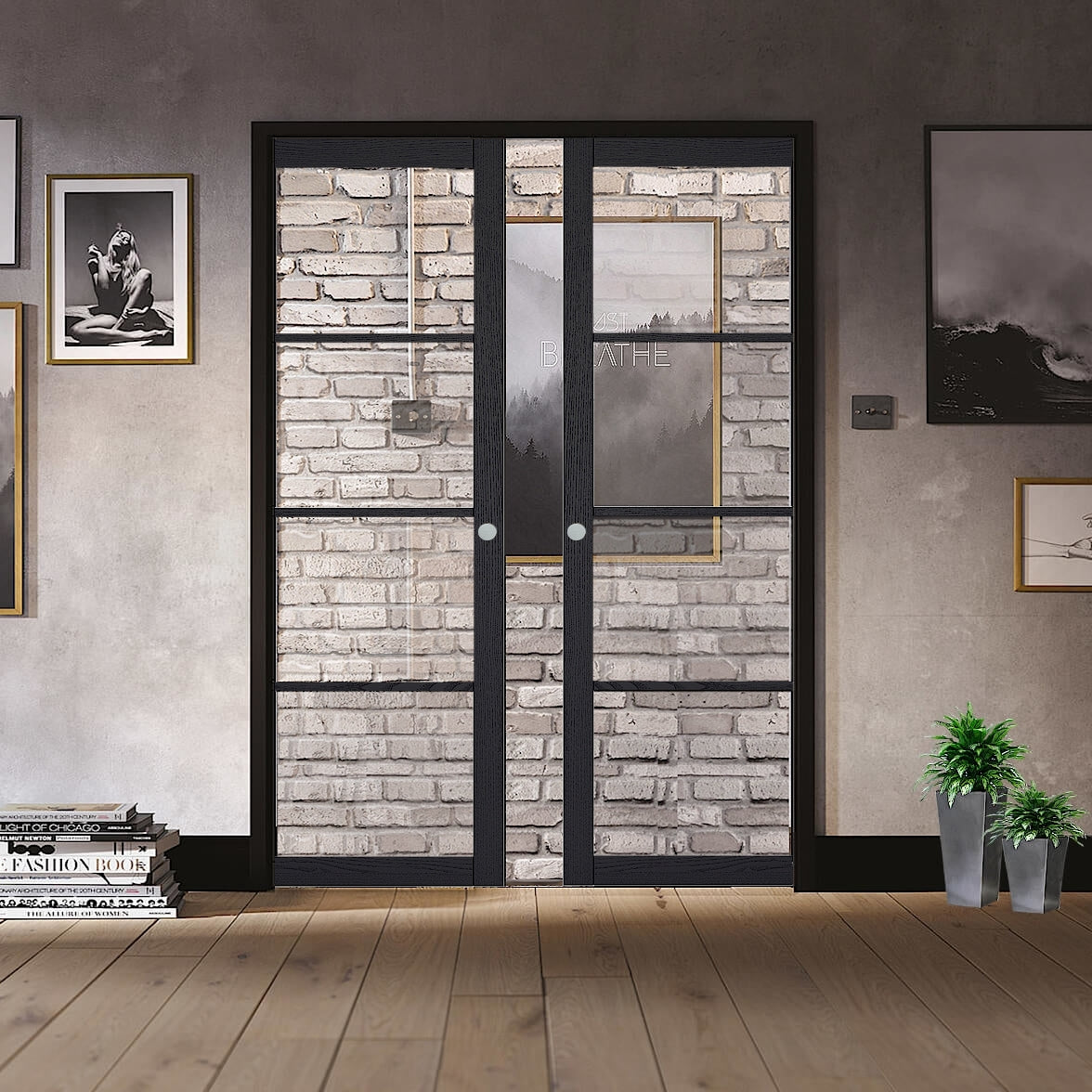 Soho Charcoal Grey Pocket Door System Soho Charcoal Grey Pocket Doors