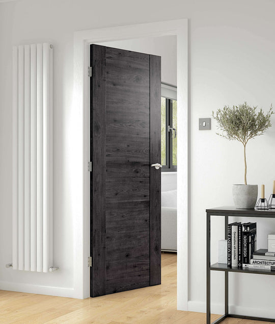Alabama Cinza Grey Laminate Fire Door