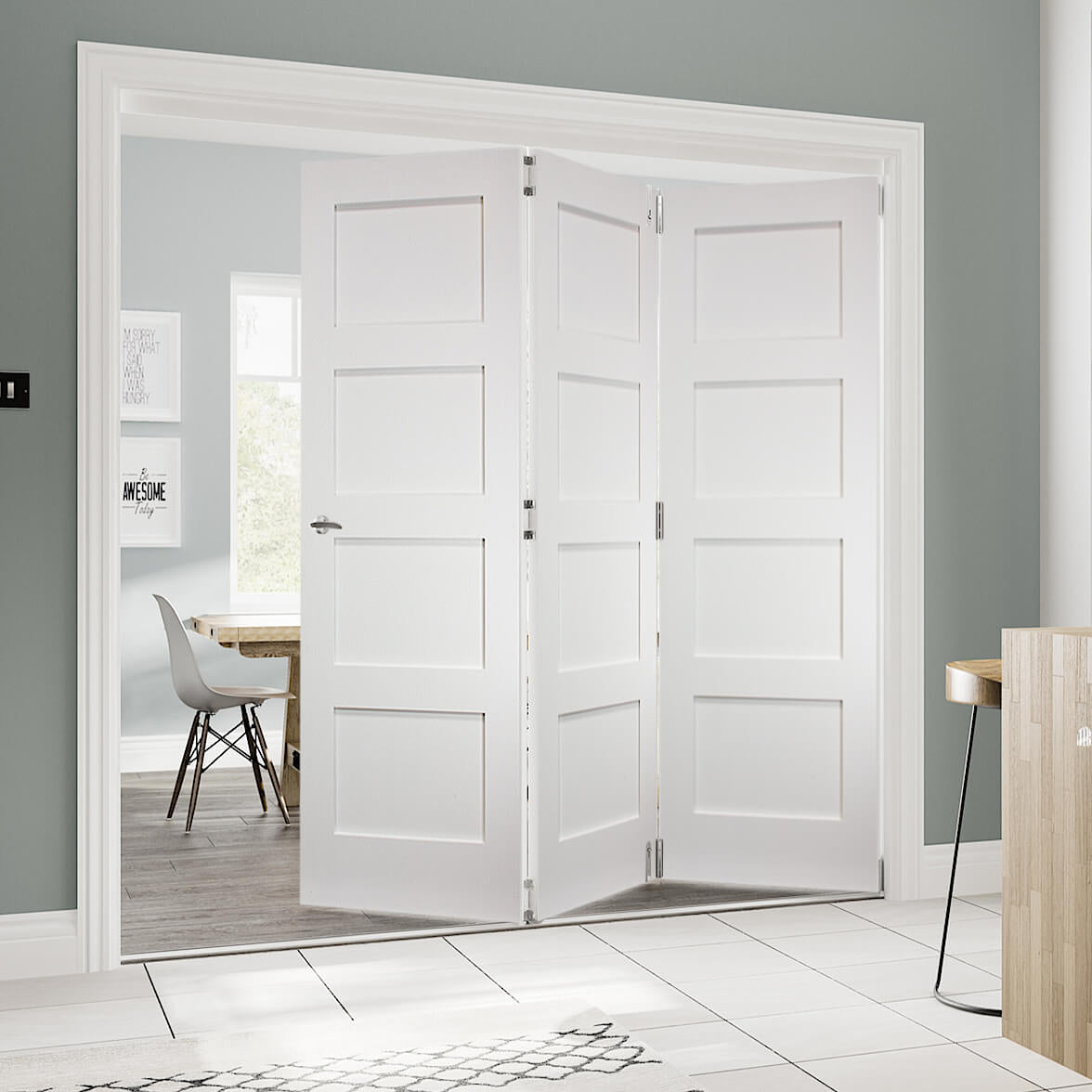 Coventry White Door Room Divider | White Room Divider | Emerald Doors