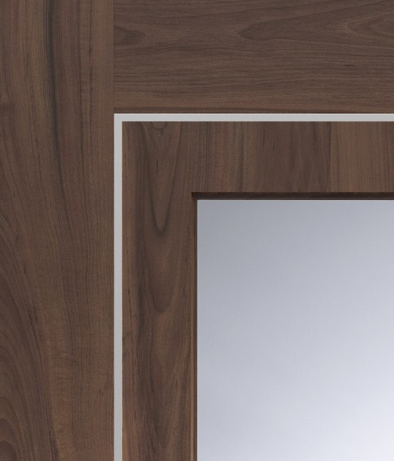 Varese with Clear Glass Walnut Small Image