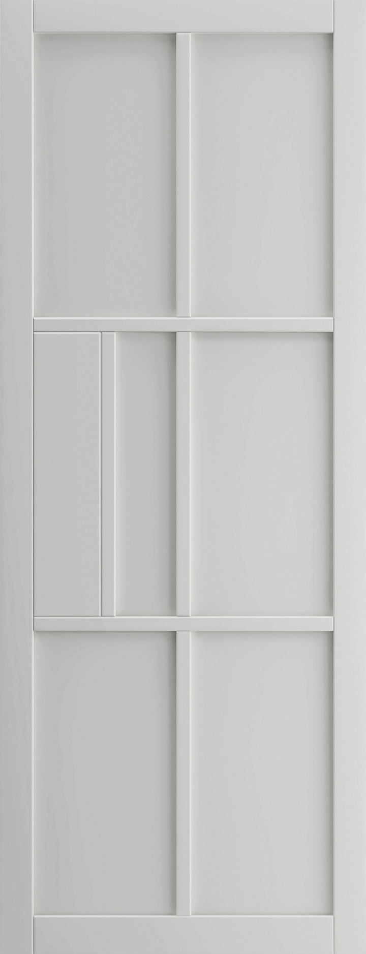 Civic White Double Industrial Style Pocket Door Set