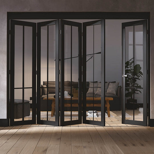 Liberty 5 Door Industrial Style Folding Doors