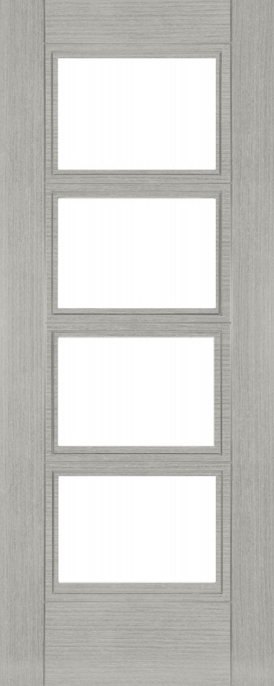 Montreal Dark Grey Ash Room Divider with 610mm Doors 