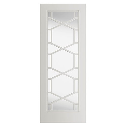 White Quartz Art Deco Glazed Door