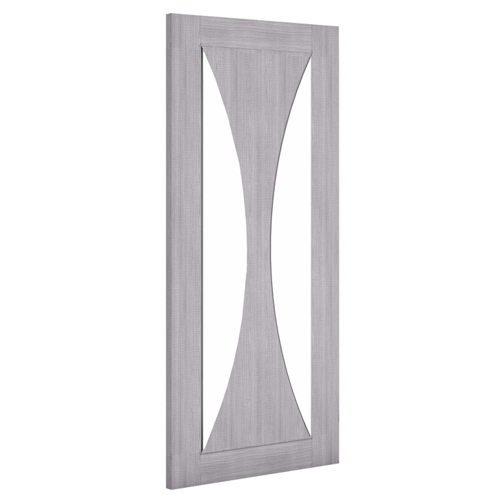 Sorrento Clear Glazed Grey Door Pair