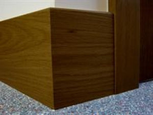 Clearance Walnut Skirting Modern Profile Fully Finished