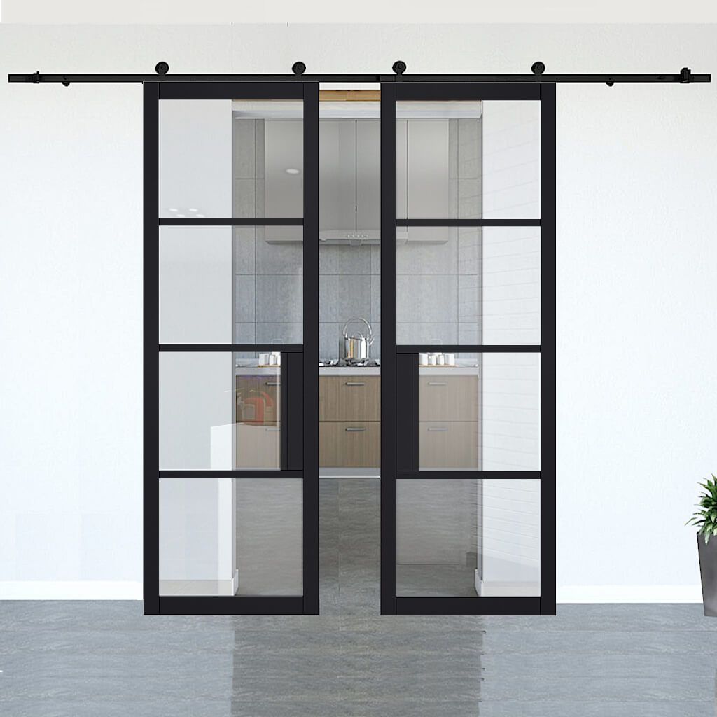 Metal Track Top Mounted Sliding Doors