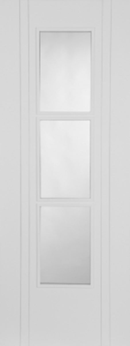Capri White 3 Light Glazed Internal Door