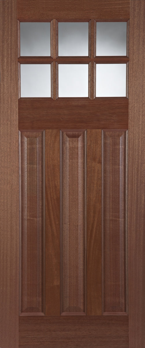 Pattern 664 Unglazed Hardwood External Door