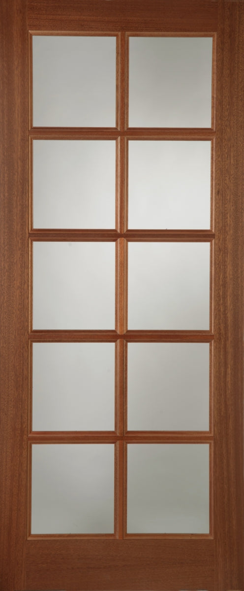 Pattern SC Unglazed Hardwood External Door
