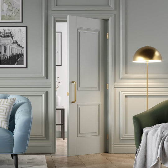 Arnhem 2 Panel White Primed Fire Door