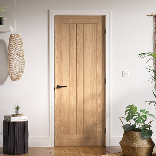 Belize Oak Fire Door