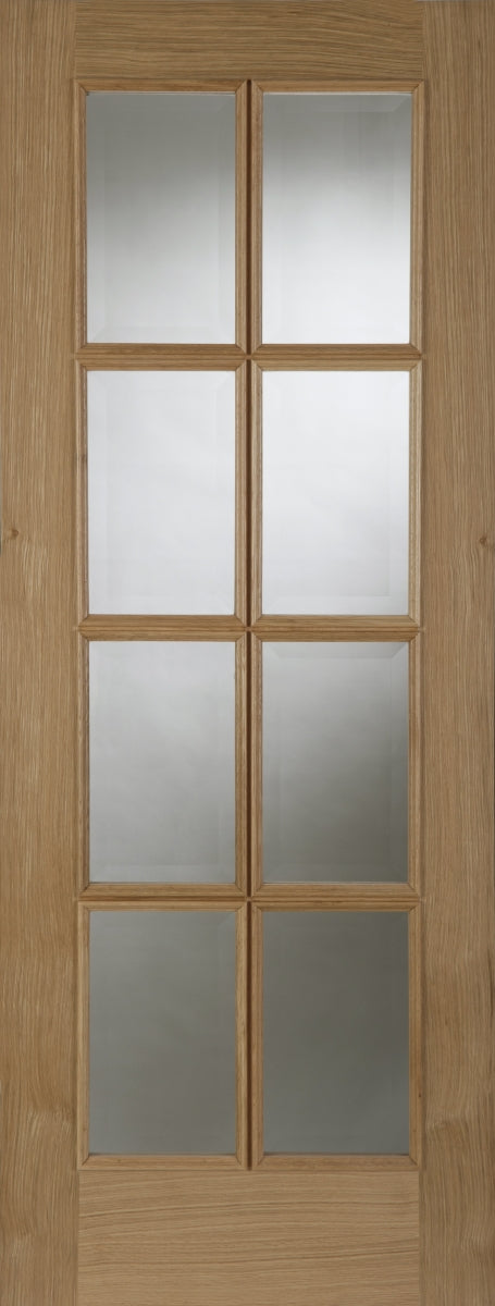 Iris 8 Light Glazed Oak Internal Door