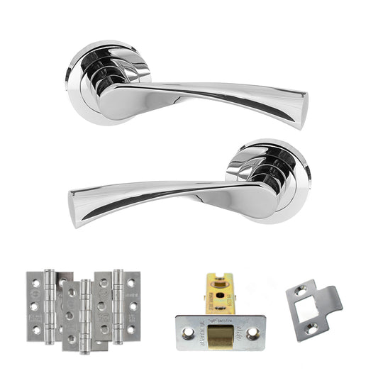 Colorado Door Handle Pack Polished Chrome
