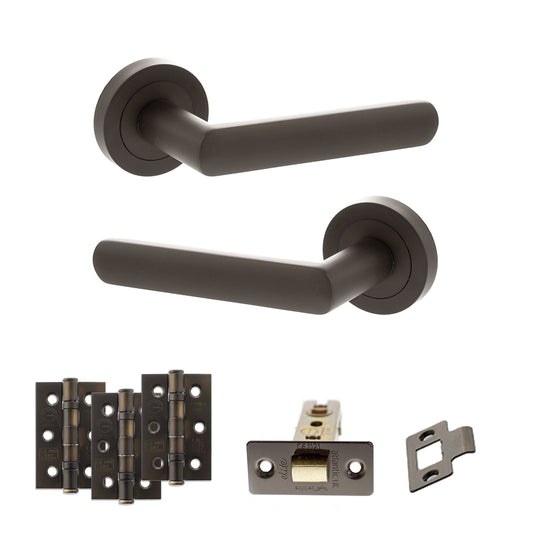 Carolina Door Handle Pack Urban Dark Bronze