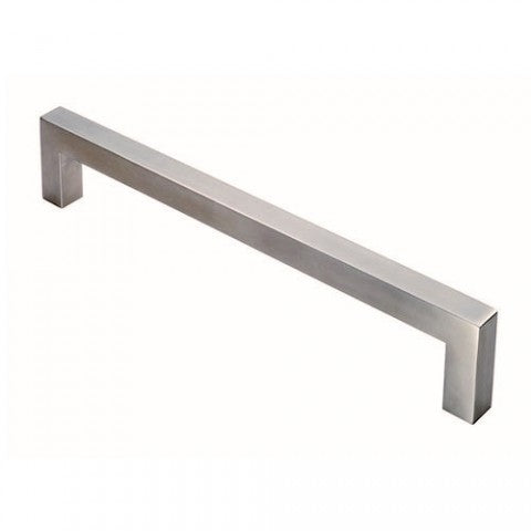 Satin Stainless Steel Mitred Pull Handle [Bolt Through] 300mm