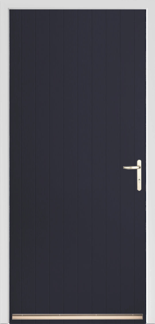 Anthracite Tongue and Groove External Fire Door Set