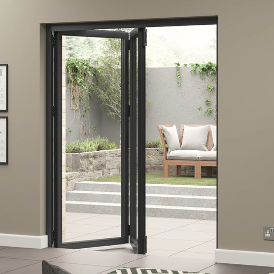6ft Premium Slimline Grey Aluminium Bifold Doors