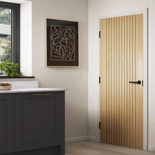 Aria Oak Fluted Internal Door