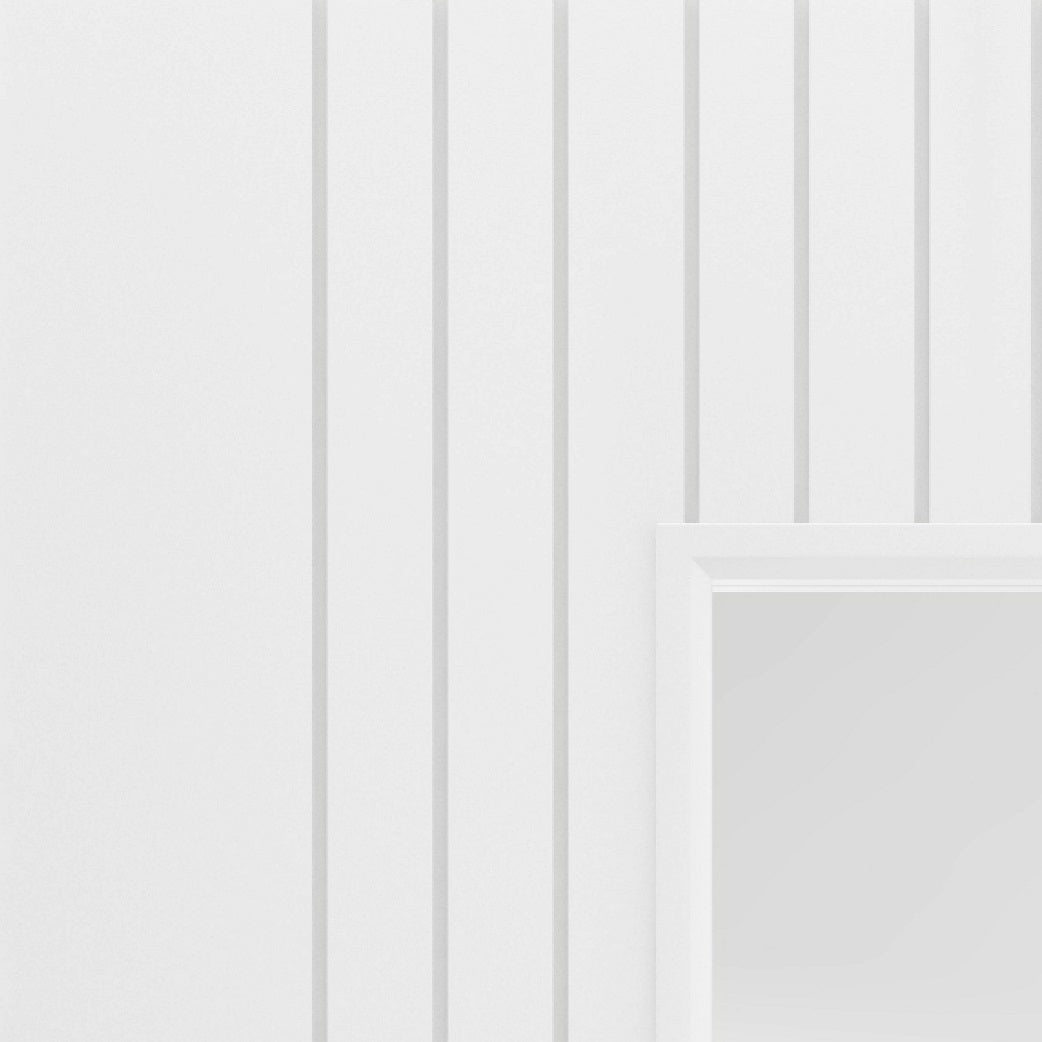 Aria White Clear Glazed Internal Fluted Door Pair – Emerald Doors