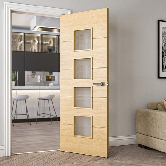 Augusta Oak Glazed Internal Door
