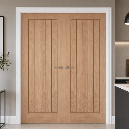 Belize Oak Internal Door Pair