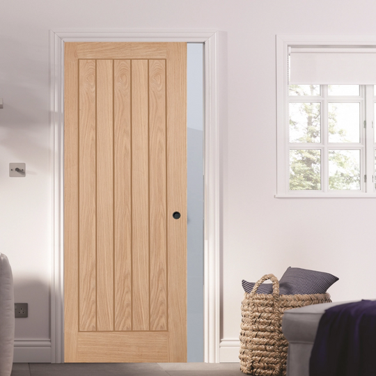 Belize Oak Pocket Door Set