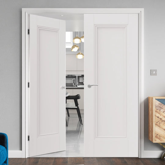 Belton Internal Door Pair with Decorative Mouldings