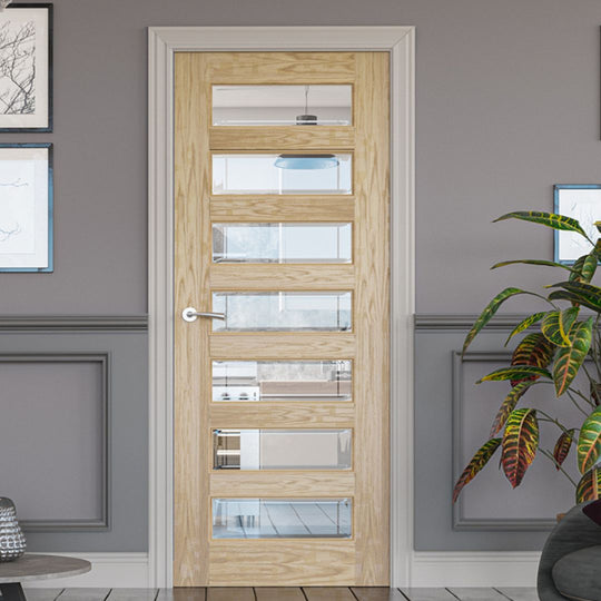 Biarritz Oak Glazed Interior Door