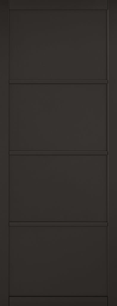 Black Soho 4 Panel Telescopic Pocket Door System – Emerald Doors