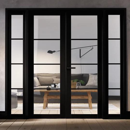 Black Soho W6 Room Divider