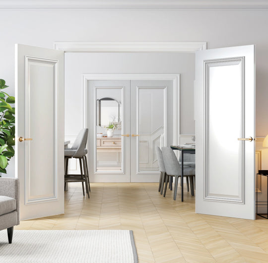 Blenheim White Primed Internal Door Pair